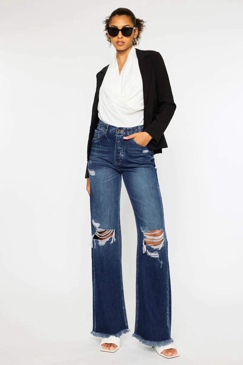 Jules Ultra High Rise 90's Flare Jeans