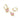 Ari Heart Arrow Huggie Earrings