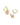 Ari Heart Arrow Huggie Earrings