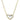 Ari Heart Statement Short Pendant Necklace