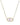 Elisa Pave Frame Short Pendant Necklace