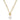 Sasha Heart Gold Link and Chain Necklace