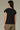 Extended Shoulder, Round Neck, Sweater Top W/ Pointelle Stitch Details