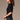 Pleated Elbow Sleeve Round Neck Banded Hem Sweater Top With Scallop Edge Detail