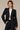 Long Sleeve Puff Shoulder Single Button Blazer