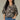 Dolman Bubble Sleeve, Split Neck, Printed Woven Top