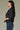 Long Sleeve Roll Tab Open Front Jacket W/ Cinched Back Hem