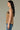 Sleeveless, Round Neck, Lace Yoke, Woven Tank W/ Contrast Piping