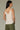 Sleeveless Double V- Neck Shirtail Hem Knit Tank W/ Lace Detail