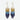 Claire Ombre Beaded Fringe Earrings