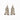 Delilah Cheetah Beaded Fringe Earrings