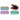 Striped Travel Case Asst