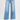 High Rise Crop Wide Jeans With Embroidered Details