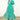 Women’s Teal Patterned Maxi Dress