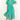 Women’s Teal Patterned Maxi Dress
