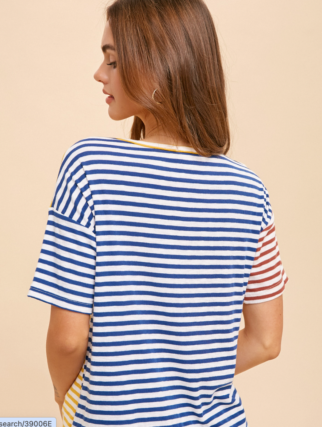 Contrasting Stripe Top