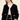 Moon River velvet quilted crop jacket
