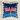 Scalloped Square Throw Pillow- American Flags
