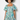 Apricot Leaf Print Broderie Anglaise Dress