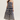 Printed strapless midi dress