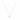16" Necklace Mixed Metal - Star Small Gold Disc