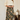 Floral printed sideslit midi skirt