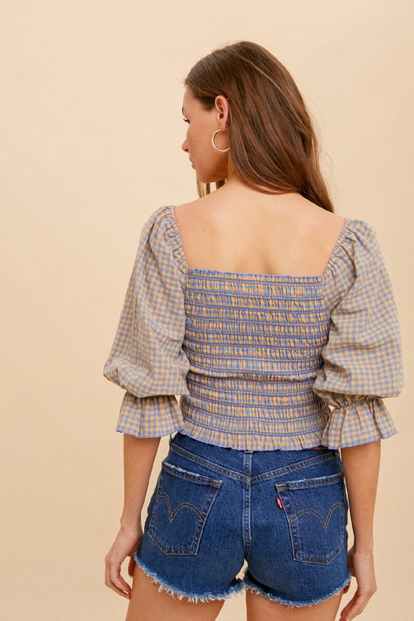 Gingham Blouse/Top