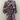 Navy Floral Balloon Sleeve Dress
