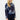 Blue Floral Intarsia Sweater