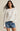 Mosaic Knit Eyelet Sweatshirt