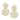Double Round Filigree Earrings