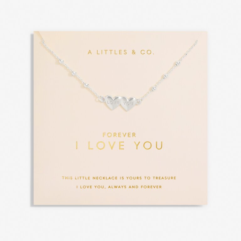 a Little Forever I Love You Silver Necklace