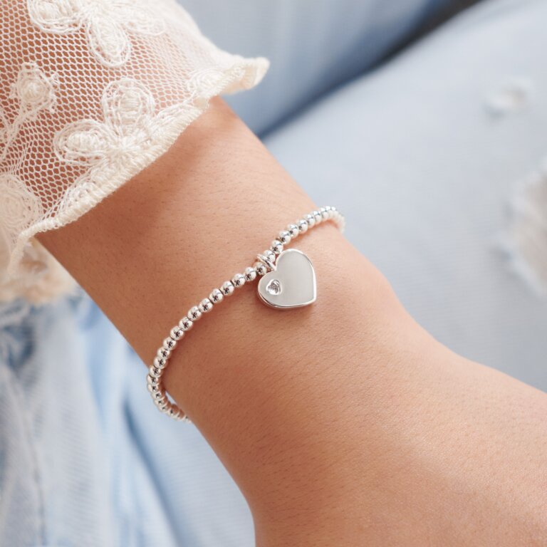 Children's A Little 'We Love You' Bracelet in Silver Plating