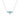 Aqua And Clear Three Stone Necklace