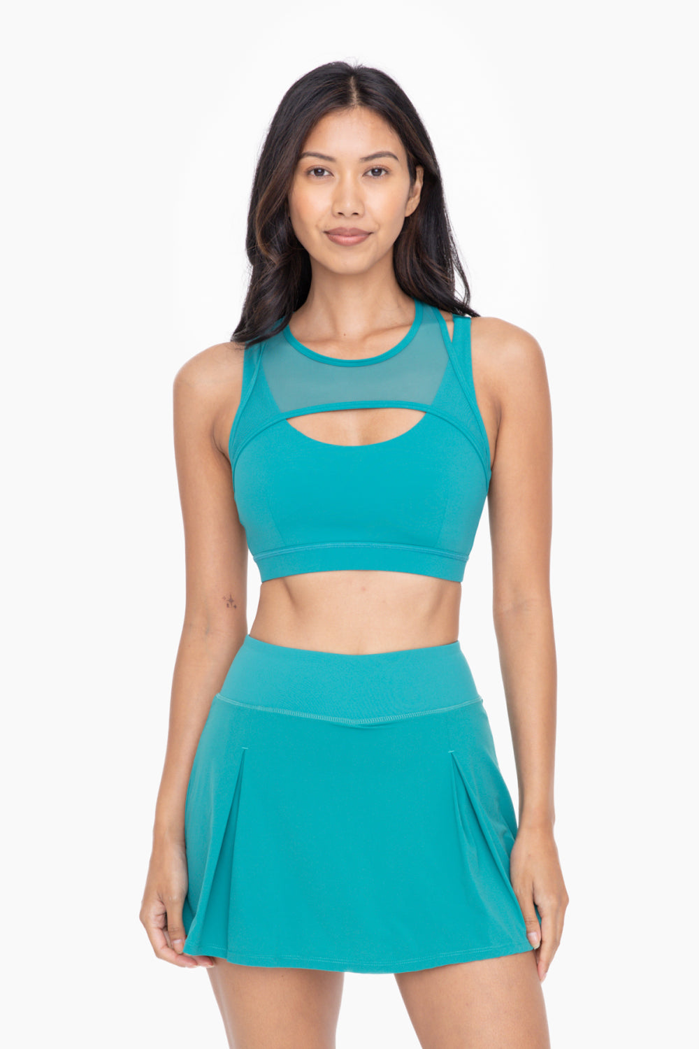 Harness Mesh Hybrid Racerback Sports Bra