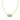 Elisa Necklace Gold Sea Green Chrysocolla