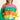 MULTI-STRIPED SMILEY FACE WIDE OPEN SLEEVE SWEATER TOP PINK GREEN MULTI