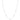 Bezel 16" Necklace Finished in Pure Platinum -4mm