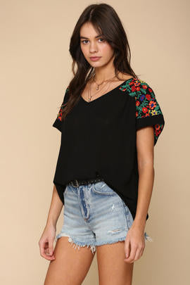 Valentina Floral Top Woven
