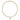 classic gold 2mm bracelet - beaded signature cross small gold charm