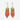 Claire Ombre Beaded Fringe Earrings