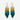 Claire Ombre Beaded Fringe Earrings