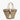 Leighton Seagrass Tote w/ Leopard Contrast