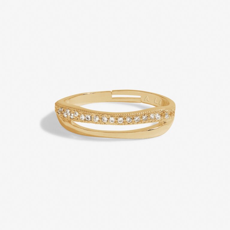 Afterglow | Gold | Double Ring | Adjustable Size M