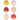 Toadstool Shaped Pinch Bowls Set of 6