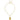 1 Bam Bird Mahjong Tile Paperclip Necklace