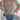 Halloween color-blocking pumpkins cut up sweater
