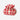 Gia Holiday Snowflakes Small Claw Scarlet/White