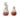 Unscented Ghost on Top of Jack-O-Lantern Shaped Candle in Cello Bag with Raffia Tie