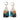 James mini gold hoop
 colorblock beaded fringe earrings